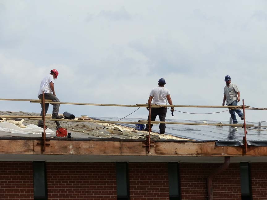 replacing old roof